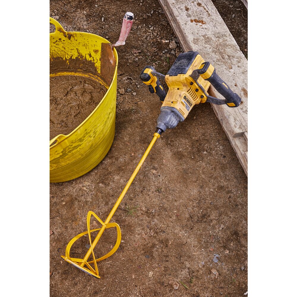 DeWalt Akku-Mörtelmischer DCD240N-XJ – Elektronisch Regelbare Drehzahl Bis Zu 725 U/min