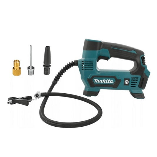 Makita MP100DZ – Wiederaufladbarer Minikompressor mit 10 l/min Leistung