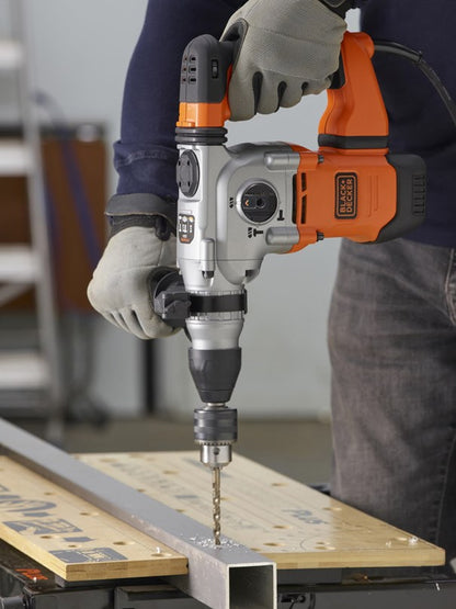 BLACK+DECKER Bohrmaschine BEHS03K 1250 W SDS Aufnahme