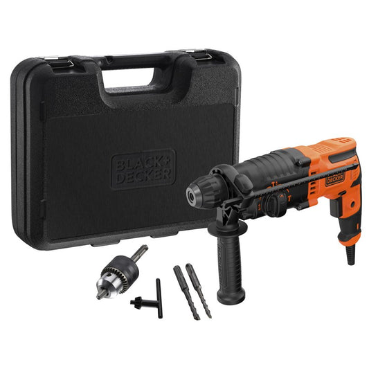 BLACK+DECKER BEHS01K-QS – Leistungsstarker 650W SDS+ Bohrer und Schrauber