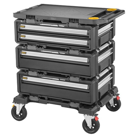 DeWALT Werkzeugkoffer-Set mit Arbeitsplatte 5in1 – Mobiles ToughSystem 20 DXL