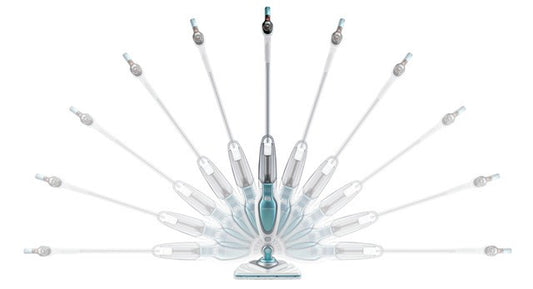 Black+Decker 1600W Dampfmop FSM1630-QS – 180 Grad Schwenkbarer Kopf