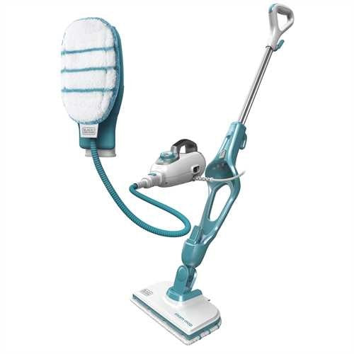 Black+Decker 9in1 Dampfmopp FSMH1351SM-QS – Vielseitige Dampfreinigung mit SteaMitt