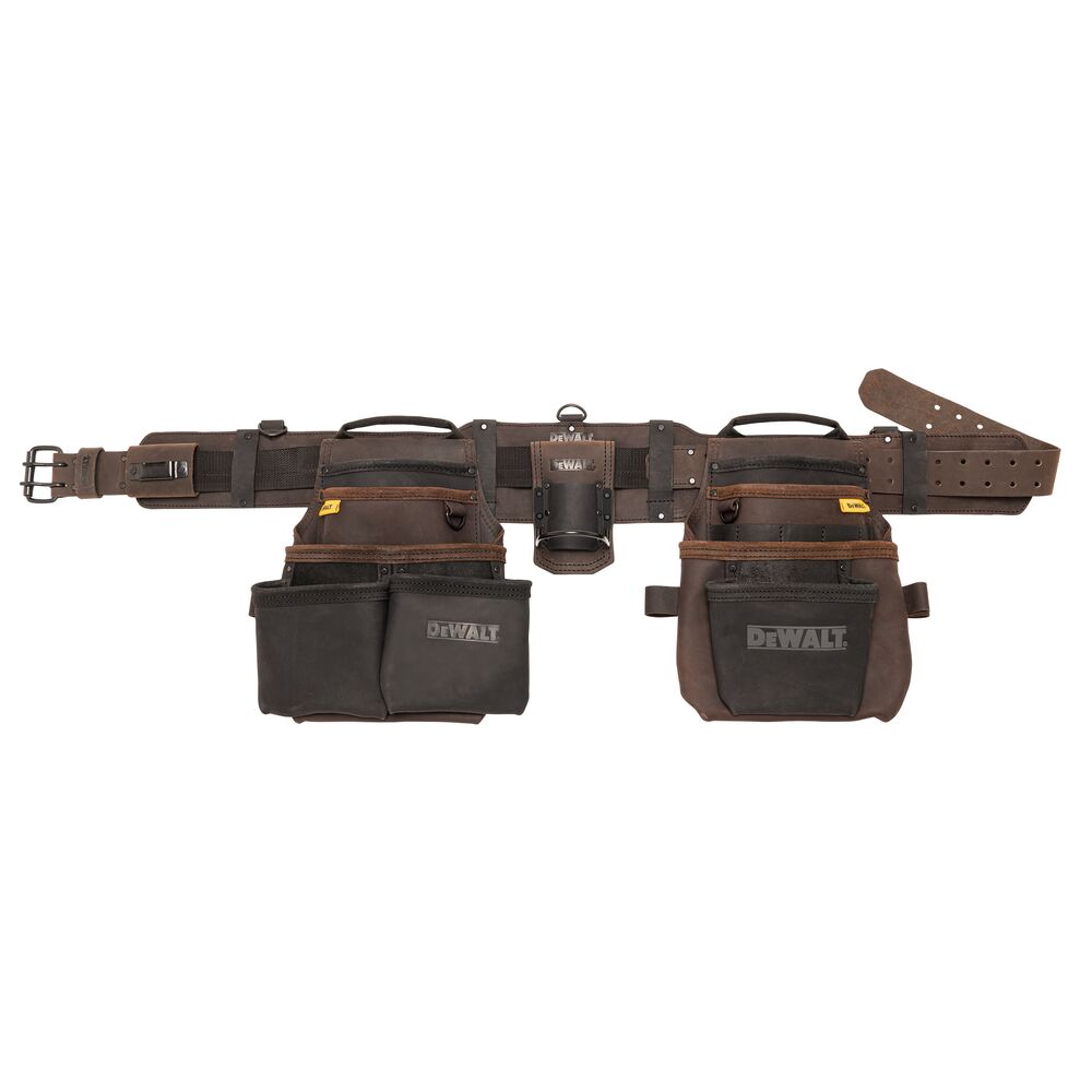 DeWalt Werkzeuggürtel DWST50113-1 0 V 2 Halter Büffelleder