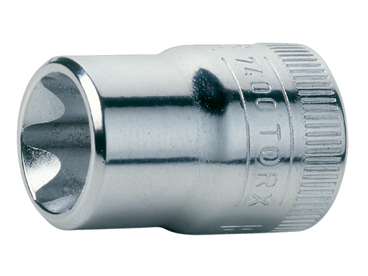 Bahco 7400TORX-E12 – Hochwertiger 3/8 Zoll Torx E12 Steckschlüssel