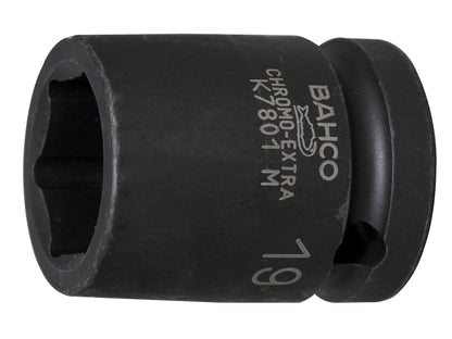 Bahco + Schlagsteckdose + K7801M-12 + Größe 0,5 Zoll 12,7 mm