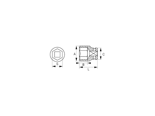 Irimo Sechskant-Schlageinsätze 22 mm – Hochwertiger Legierter Stahl