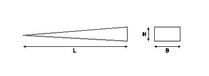 Bahco Keil NS600-180-50 50,0 V Länge 180 mm Funkenfrei