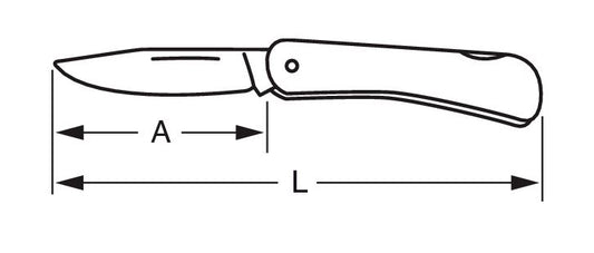 Bahco Klappmesser K-AP-1 3,6 V Kompakt Rostfrei Gartenpflege