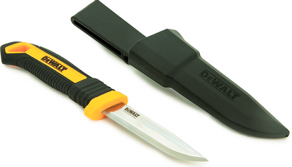 DeWalt Messer Mit Feststehender Klinge DWHT1-10354 – Hochwertige Edelstahlklinge Für Langlebigkeit