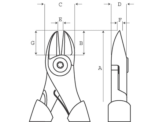 Bahco Seitenschneider 2101G-140 Ergonomische Griffe