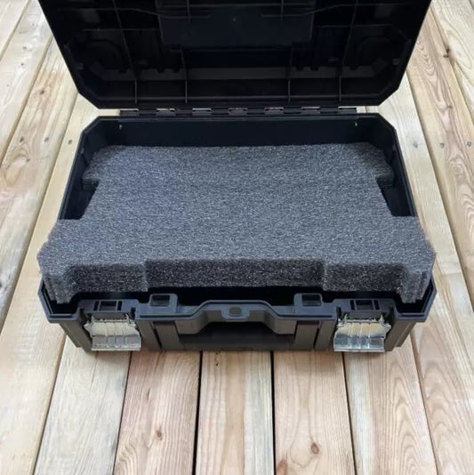 LeanCraft Werkzeugkoffer + Tstak + Schaumeinlage + Graphit