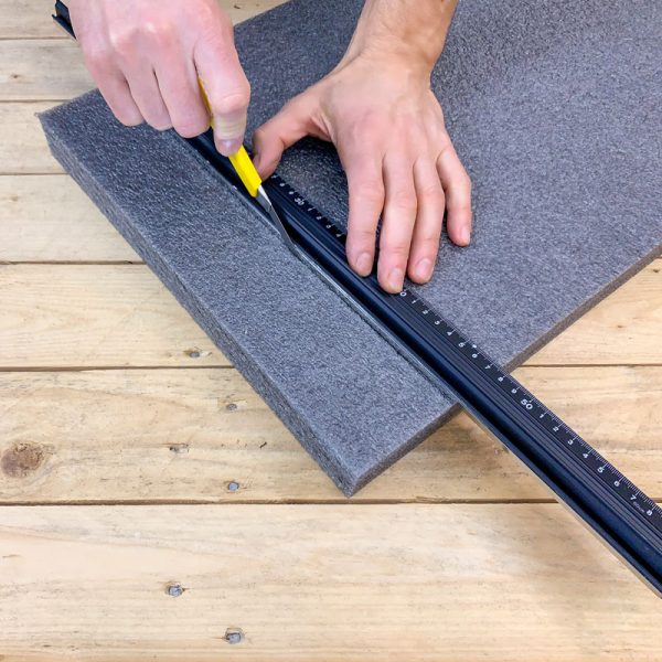 LeanCraft LeanFoam-Werkzeugplatte 58x48 cm – Ideal für Schubladen und Werkzeugwagen