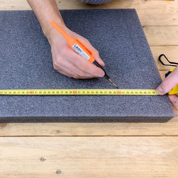 LeanCraft LeanFoam-Werkzeugplatte 58x48 cm – Ideal für Schubladen und Werkzeugwagen