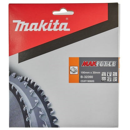 Makforce Kreissägeblatt 190 mm Holzwerkstoffe Präzise