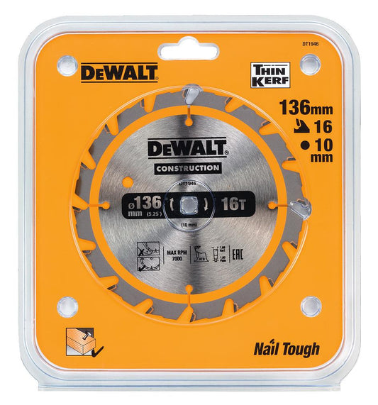 DeWALT DT1946-QZ – Extrem Dünnes Holzsägeblatt für Effizientes Schneiden