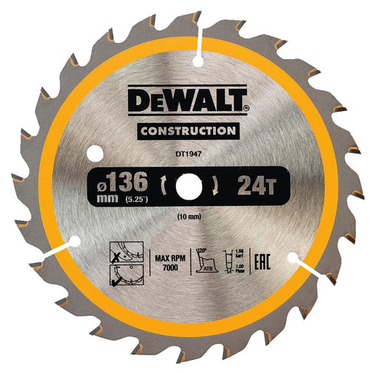 DeWALT DT1947-QZ Kreissäge für Holzschnitt – Außergewöhnlich Dünne Klingen