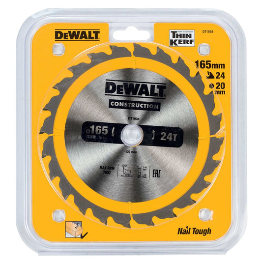 DeWALT DT1934-QZ Kreissägeblatt – Hochwertiges Sägeblatt für Holzschnitte