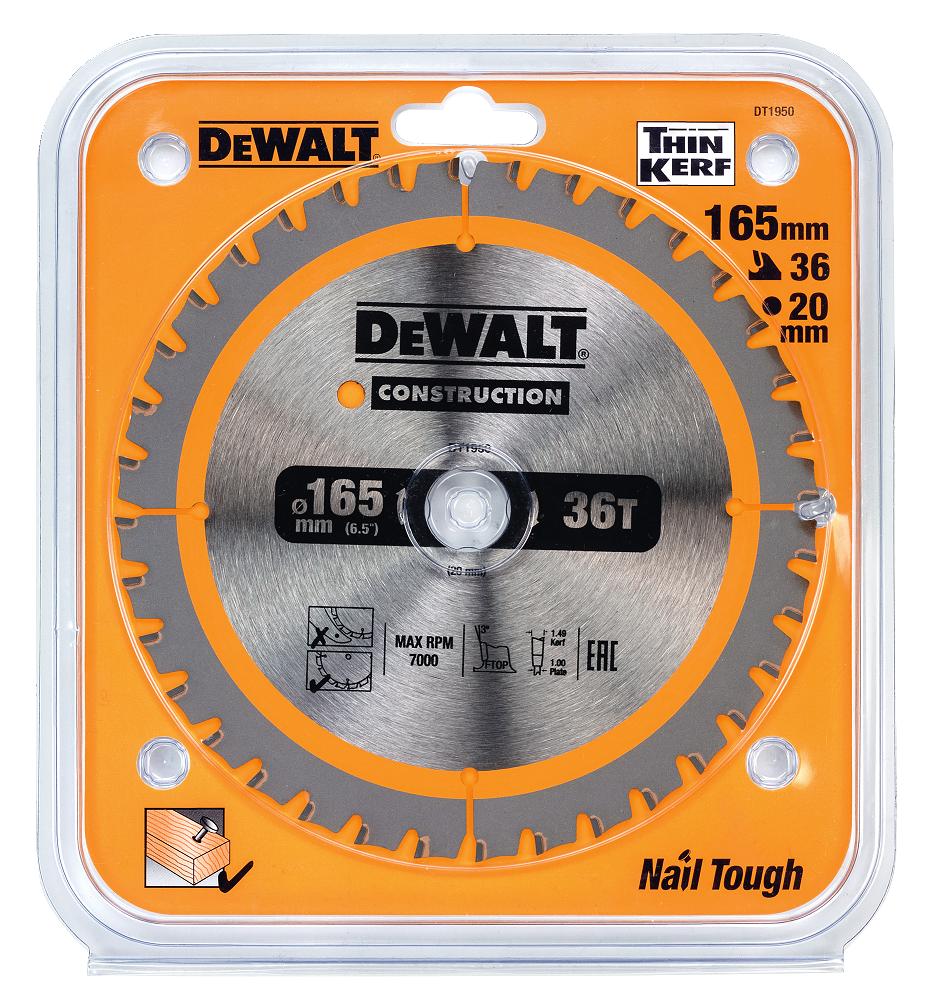 DeWALT DT1950-QZ – Extrem Dünne Klinge Für Effizientes Holzschneiden
