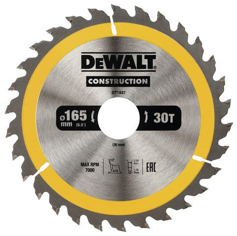 DeWALT Kreissägeblatt DT1937 18 V Sinterkarbid Präzise
