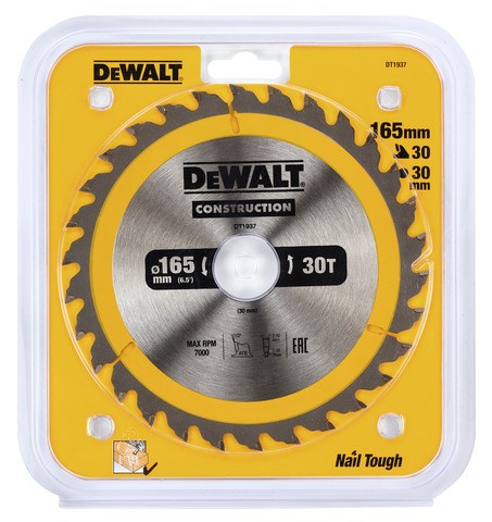 DeWALT Kreissägeblatt DT1937 18 V Sinterkarbid Präzise