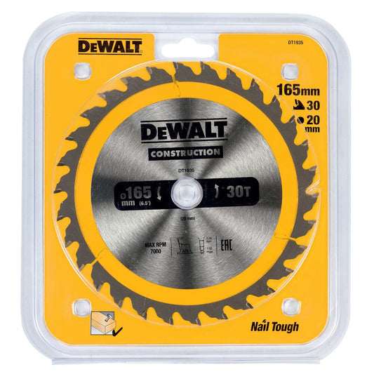 DeWALT Kreissägeblatt DT1935-QZ 18 V Sinterkarbid Zähne Set