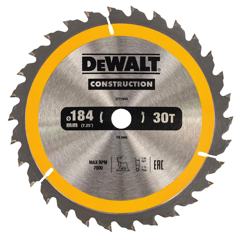 DeWALT DT1940-QZ – Hochwertiges Holzsägeblatt für Präzisen Schnitt