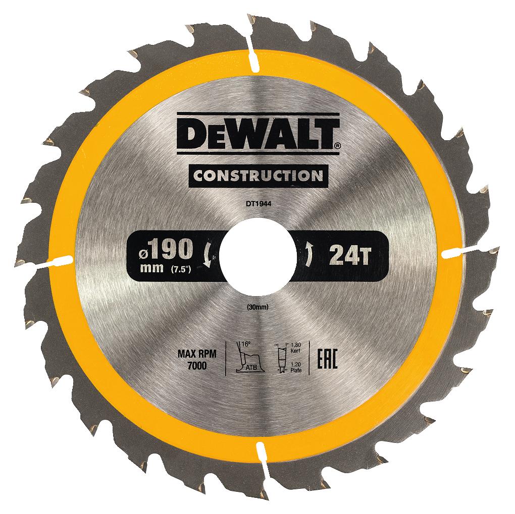 DeWALT DT1944-QZ Kreissägeblatt – Dünner Schnitt Für Weniger Staub
