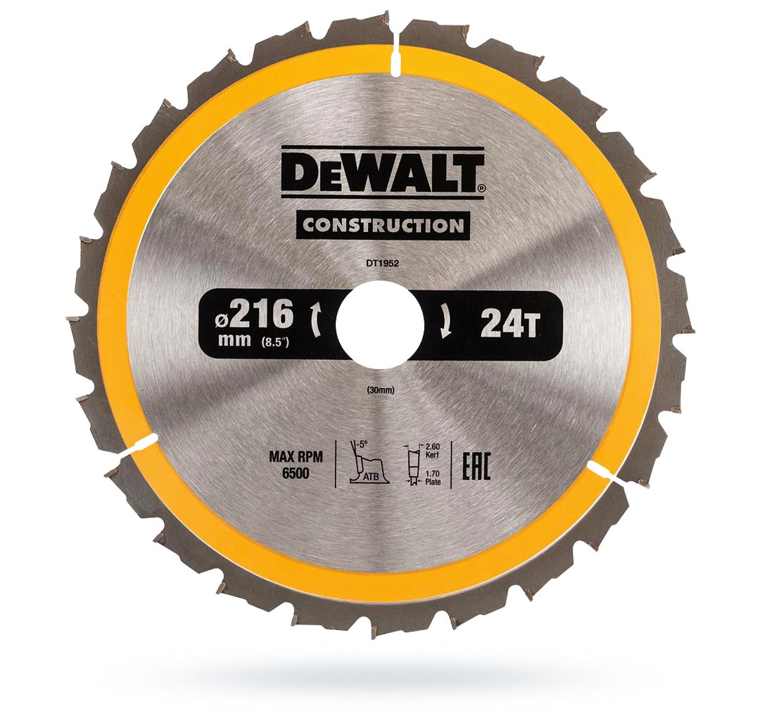 DeWALT DT1952-QZ – Hochwertiges Holzsägeblatt Mit 24 Zähnen