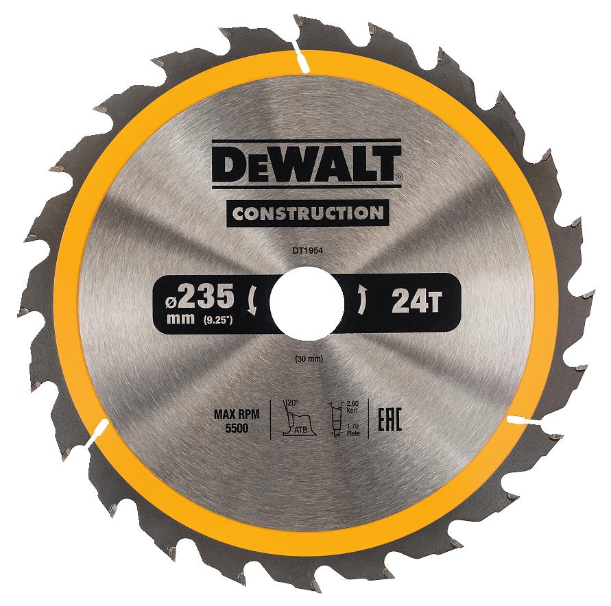 DeWALT DT1954-QZ – Hochwertiges Holzsägeblatt für Präzises Schneiden