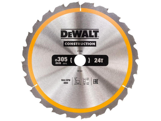 DeWALT DT1958-QZ Holzschnittkreissäge – Hochwertiges Hartmetallblatt für Präzise Schnitte