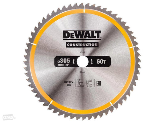 DeWALT Sägeblatt DT1960-QZ 18 V Sinterkarbid-Zähne