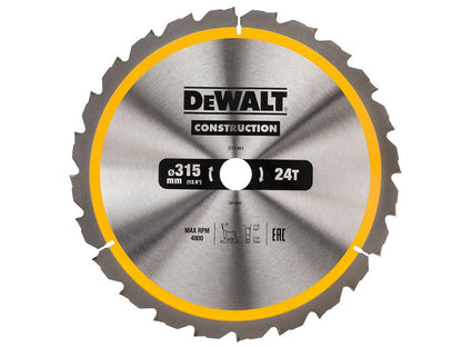 DeWALT DT1961-QZ Kreissägeblatt – Hochwertige Hartmetallzähne für Präzisen Holzschnitt