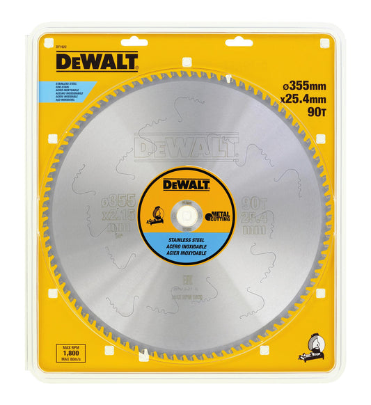 DeWalt Kreissägeblatt DT1922-QZ 18 V 90 Zähne Edelstahl