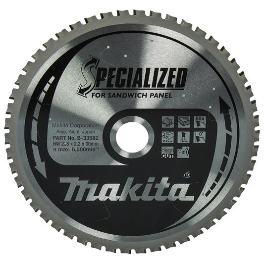 Makita B-33582 Kreissägeblatt – Präzise Schnitte für Schichtplatten
