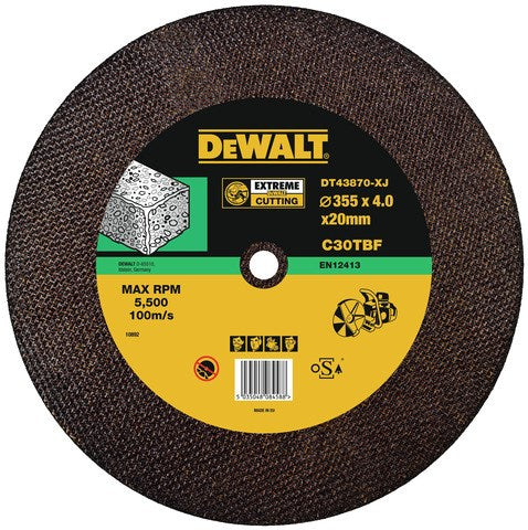 DeWalt Sägeblatt DT43870-XJ 18 V Korund Naturstein Beton