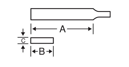 Bahco Handfeile 1-104-10-2-0 0 V 250 mm Solo-Version