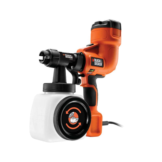 Black&Decker HVLP200-QS – Leistungsstarke 400W Lackierpistole mit 1200ml Tank