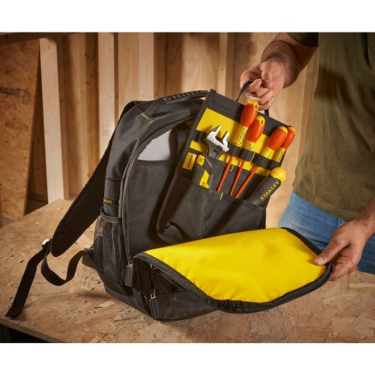 Stanley Rucksack Mit Abnehmbarem Werkzeugfach Praktisch