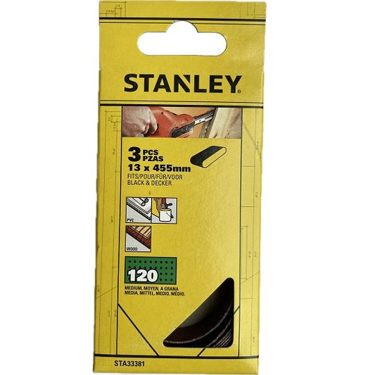 Stanley Dünner Schleifschwamm 455x13mm – Für Vielseitiges Schleifen von Holz und Metall