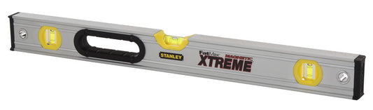 STANLEY Magnetische Wasserwaage 60cm FATMAX XL – Hohe Präzision Mit Seltenerdmagneten