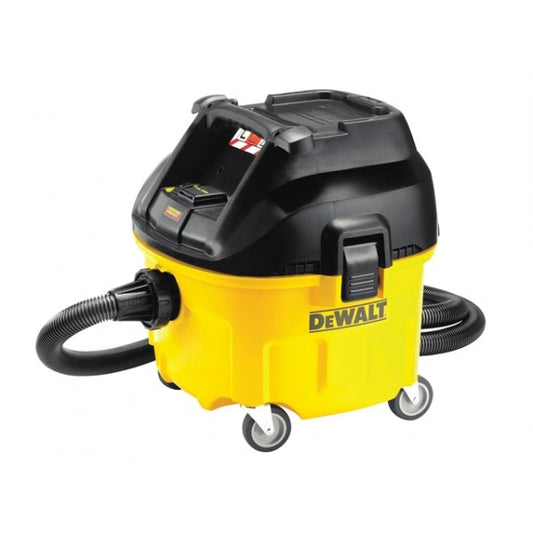Dewalt DWV901L-QS – Leistungsstarker 1400W Industriestaubsauger für Nass- und Trockenanwendungen