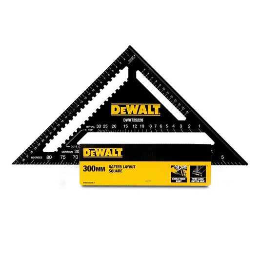 DeWalt Aluminium-Dachdeckerlehre 300mm – Präzise Markierung für Dachdeckerarbeiten