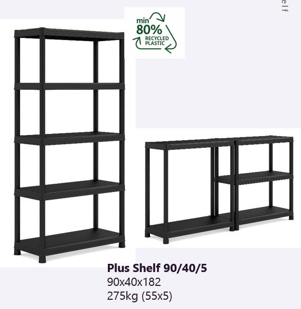 KETER Regal 90/40/5 Feuchtigkeits Und UV Beständiges Design