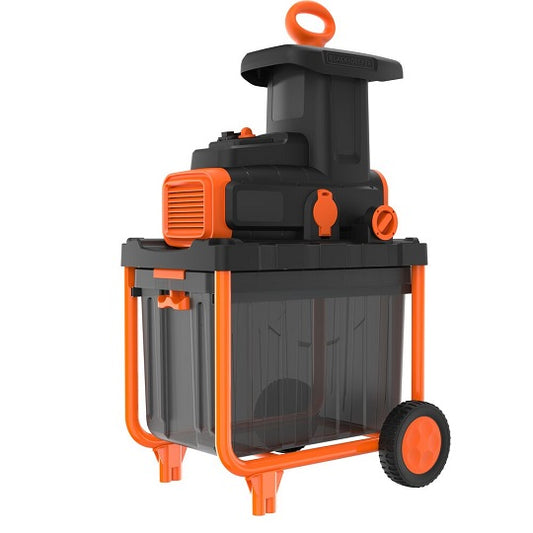 Black+Decker Rotorhäcksler BEGAS5800-QS – Leistungsstarker 2800W Elektro-Messerschredder