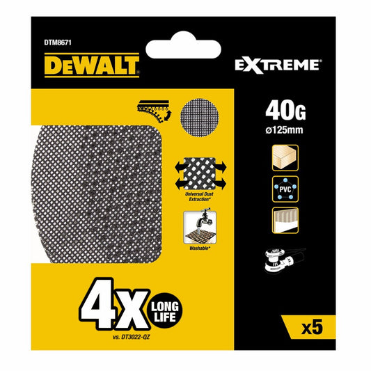 DeWALT DTM8671-QZ 125mm Schleifgitter – Hochwertige Maschenscheiben für Mimo'rod Schleifmaschinen