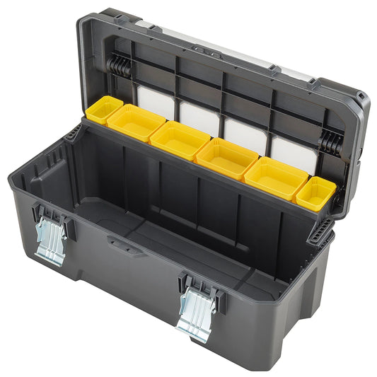 Stanley Werkzeugkoffer auf Rädern 26 Zoll – Mobiles Tray-Design für Bequemen Transport