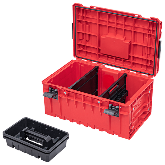 QBRICK Werkzeugkoffer ONE 350 20 Vario RED Ultra HD Custom – Ultrafestes Gehäuse für Sichere Aufbewahrung