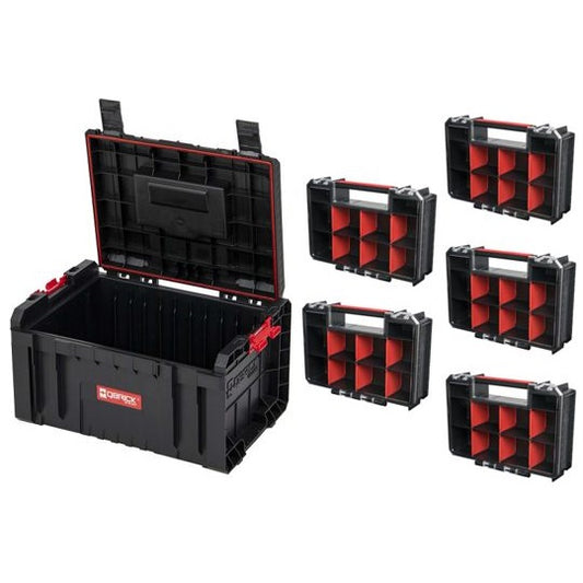PRO TOOLBOX Werkzeugkoffer 20 + 5 MULTI Organizer – Modularer Aufbewahrungssystem für Werkzeuge