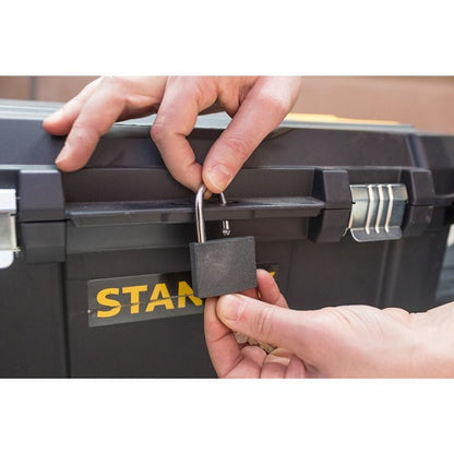 Stanley Werkzeugkoffer 50 L Langer Teleskopgriff Gummiräder